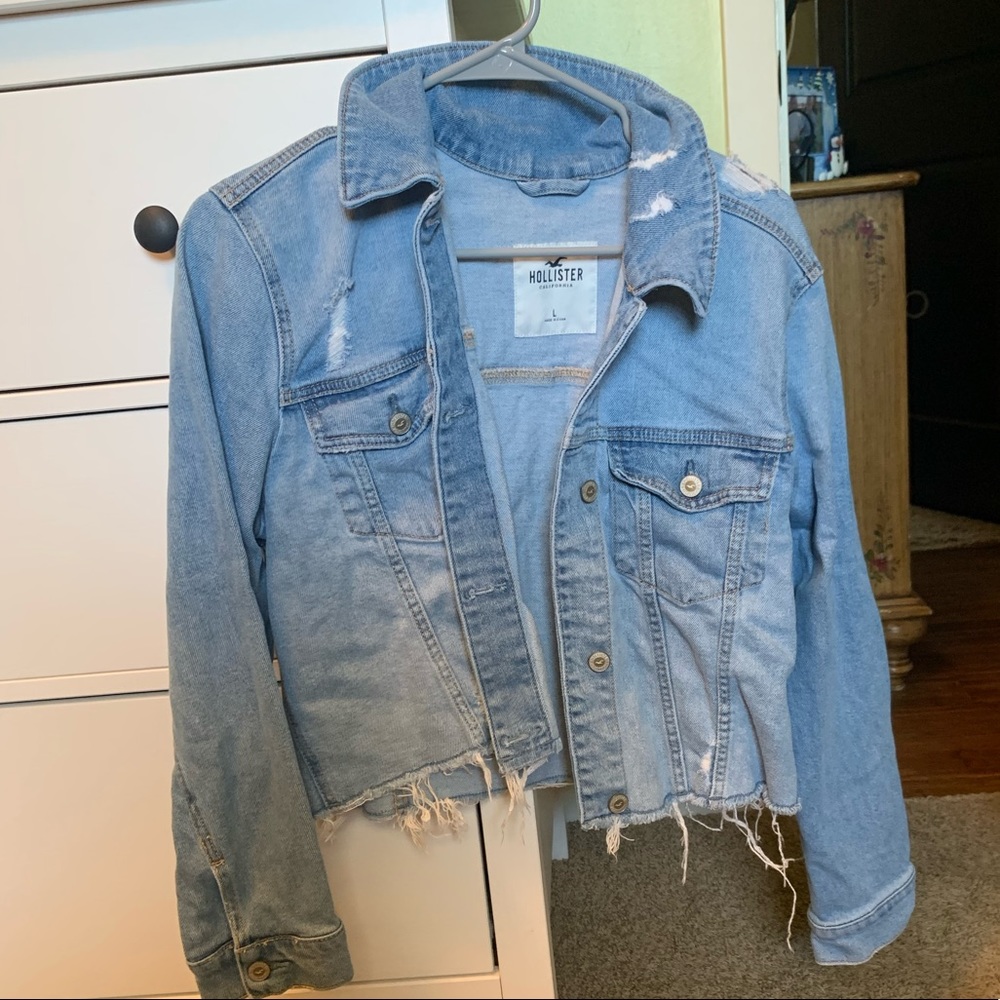 Hollister Cropped Jean Jacket